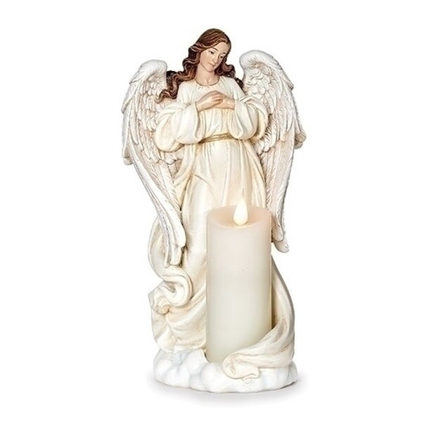 Angel Standing Candle Holder Statue